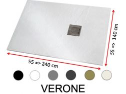 Brodzik 100 cm Å»ywica bardzo pÅaska VERONE